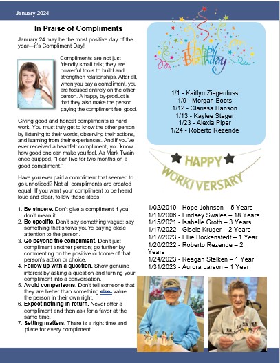 In praise of compliments